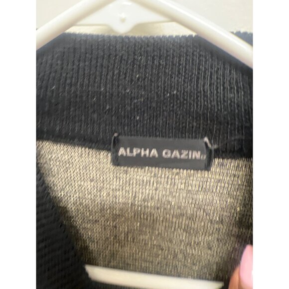 Vintage Black Long Sleeve Puppy Dog Print Cozy Sweater - Picture 4 of 8